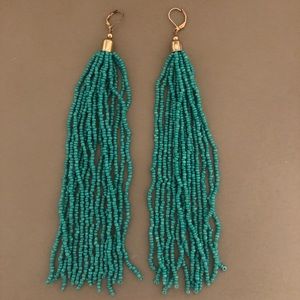Forever 21 turquoise duster earrings